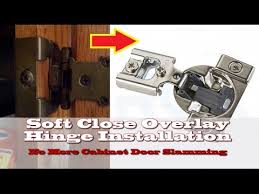 how to install concealed overlay hinges