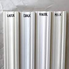 chalk milk mineral and latex paint