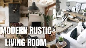 modern rustic living room ideas and