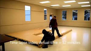 how to build a portable floor non