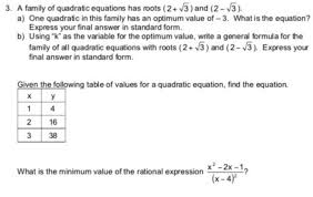 Quadratic Equations Has Roots