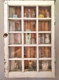 Vintage Window Into A Cabinet