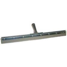24 brushman notched rubber squeegee