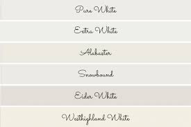 The Best White Paint Colors From