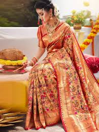 kanchipuram silk bridal saree dvz0002475