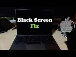 macbook black screen fix you
