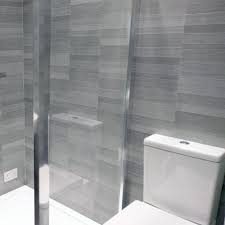 Light Grey Small Tile Bathroom