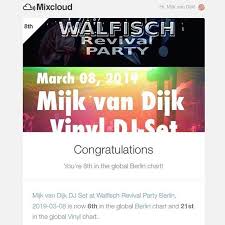 My Set From March 8th 2019 Is 8th In The Mixcloud Berlin