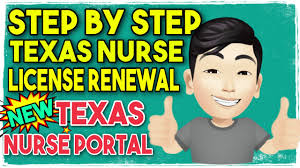 texas nurse license renewal