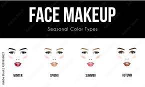 face makeup set seasonal color types