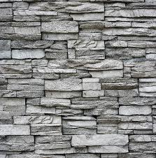 Murals Stone Imitation Grey Brick Wall