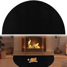svepndic 32x60inch black fireplace