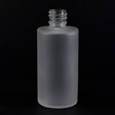 4 Oz Frosted Glass Cylinder Round Glass