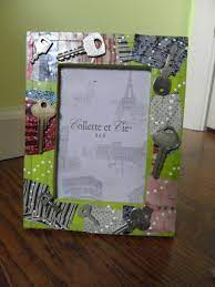 semi homemade picture frame a photo
