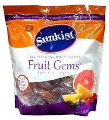sunkist fruit gems 2 lbs walmart com
