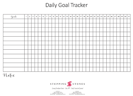 Daily Goal Tracker Bullet Journal Layout Journal Layout