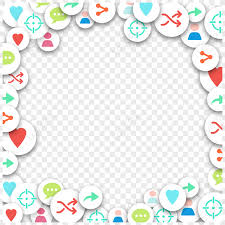 color social software icon border