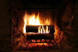 Fireplace Stock Photo Image Of Glowing