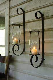 Wrought Iron Candle Holder