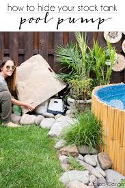 Although it is recommended to cover in the winter, birdbath fares well in extreme temperatures and can also accommodate heaters. The Perfect Stock Tank Pool Pump Cover Cuckoo4design