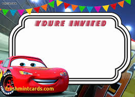 Disney Cars Birthday Party Invitations Inspirational 25 Elegant Cars