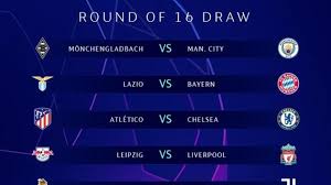 Find out when the eight teams of four will be drawn for the champions league and the dates the games will be played. Uefa Champions League Round Of 16 Draw Barcelona To Face Psg Holders Bayern To Take On Lazio Football News Hindustan Times