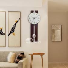 Rectangle Wall Clock Silent Large