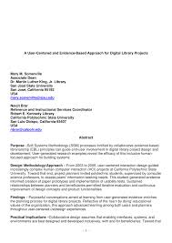 131 lines (110 sloc) 11.9 kb. Pdf A User Centered And Evidence Based Approach For Digital Library Projects