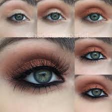 beautiful makeup looks for green eyes