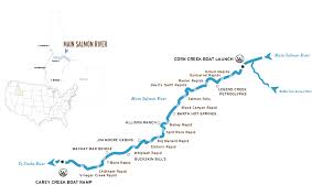 A Map Of The Main Salmon River