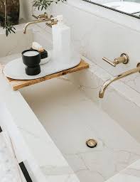 Honed Marble Trough Sink