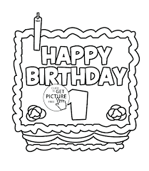 Coloring Happy Birthday Card Coloring Pages Holidays Page For Kids