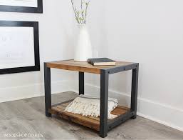 Diy End Table With Shelves Building