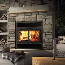 zero clearance wood stove fireplace