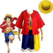 One Piece Erwachsene Cosplay Monkey D. Luffy Piraten Strohhüte Anime Manga  Halloween Kostüm Fancy Dress Up | Fruugo BE
