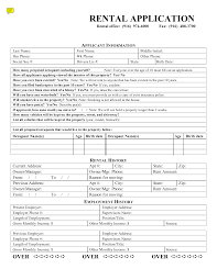 Free Rental Application Form By Mary_jmenintigar House