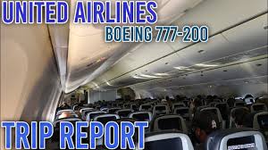 united airlines boeing 777 200 economy