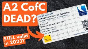 uk a2 cofc dead drone certificate