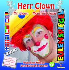 eulenspiegel clown makeup kit 204146