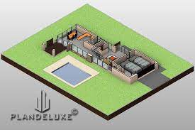 Modern 2 Bedroom House Plan 2 Bedroom