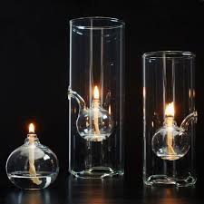 Wolfard Glassblowing Co Glass Oil Lamp