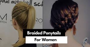 Fishbone braided ponytail for black hair. 19 Stunning Braided Ponytail Hairstyles For Women