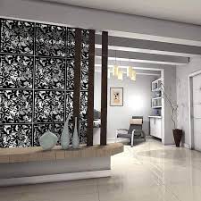 12 piece black hanging room divider