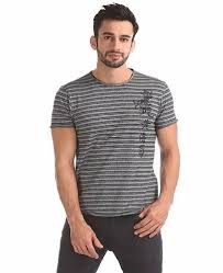 black men ed hardy slim fit striped t shirt