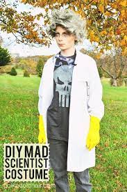 easy diy mad scientist costume no sew