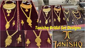 tanishq gold bridal set designs