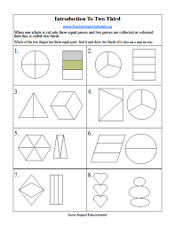 2nd grade basic fractions worksheets