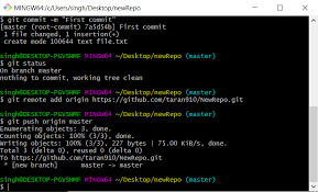 By the way, i'm working on windows 10 and i'll have to do it using git bash. Working On Git Bash Geeksforgeeks