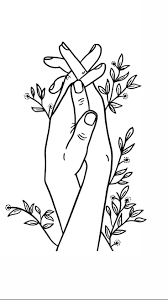 Free printable coloring pages for kids of all ages. Hands Holding Printable Art Flower Hands Printable Poster Digital Download One Line Drawing Ho Hand Art Line Art Drawings Easy Drawings