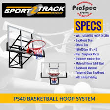 Tempered Glass Basketball Hoop System